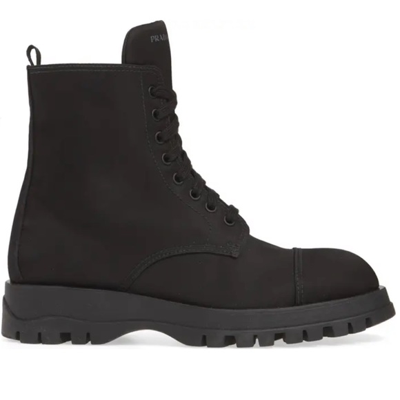 NWT Nylon Prada Combat Boots 37.5 - Picture 3 of 10